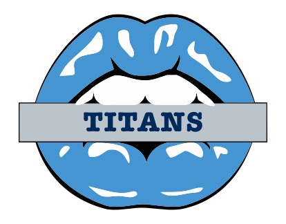 Tennessee Titans Lips Logo iron on paper